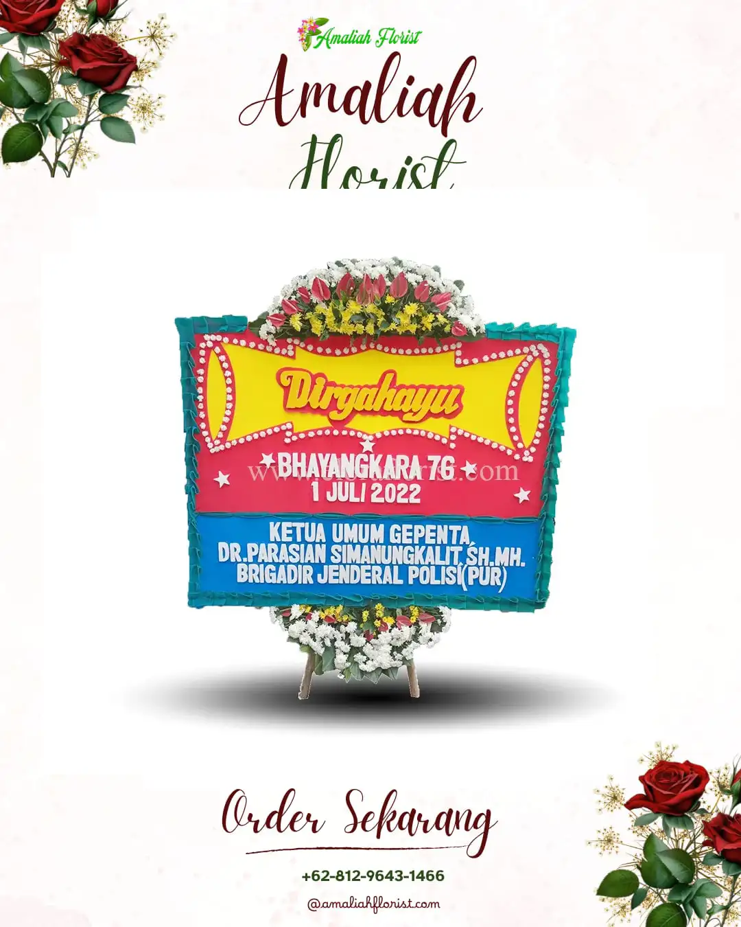 Papan Bunga HUT Ulang Tahun Wringinsongo